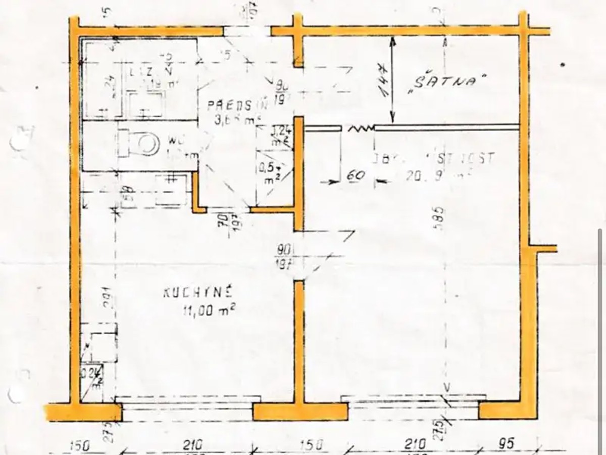 Prodej bytu 1+1 39 m²