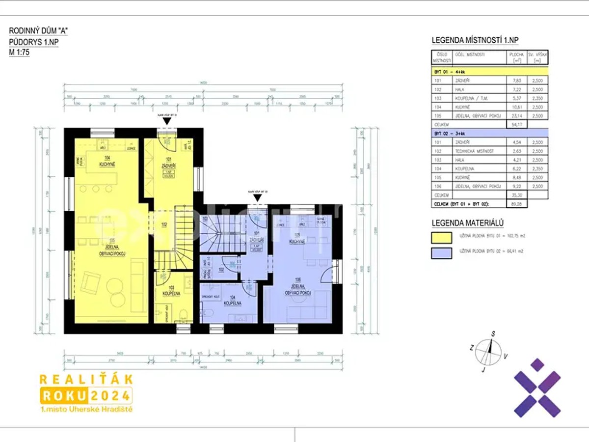 Prodej bytu 4+kk 102 m²