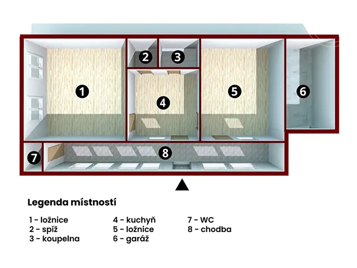 Prodej chalupy 80 m², pozemek 150 m²
