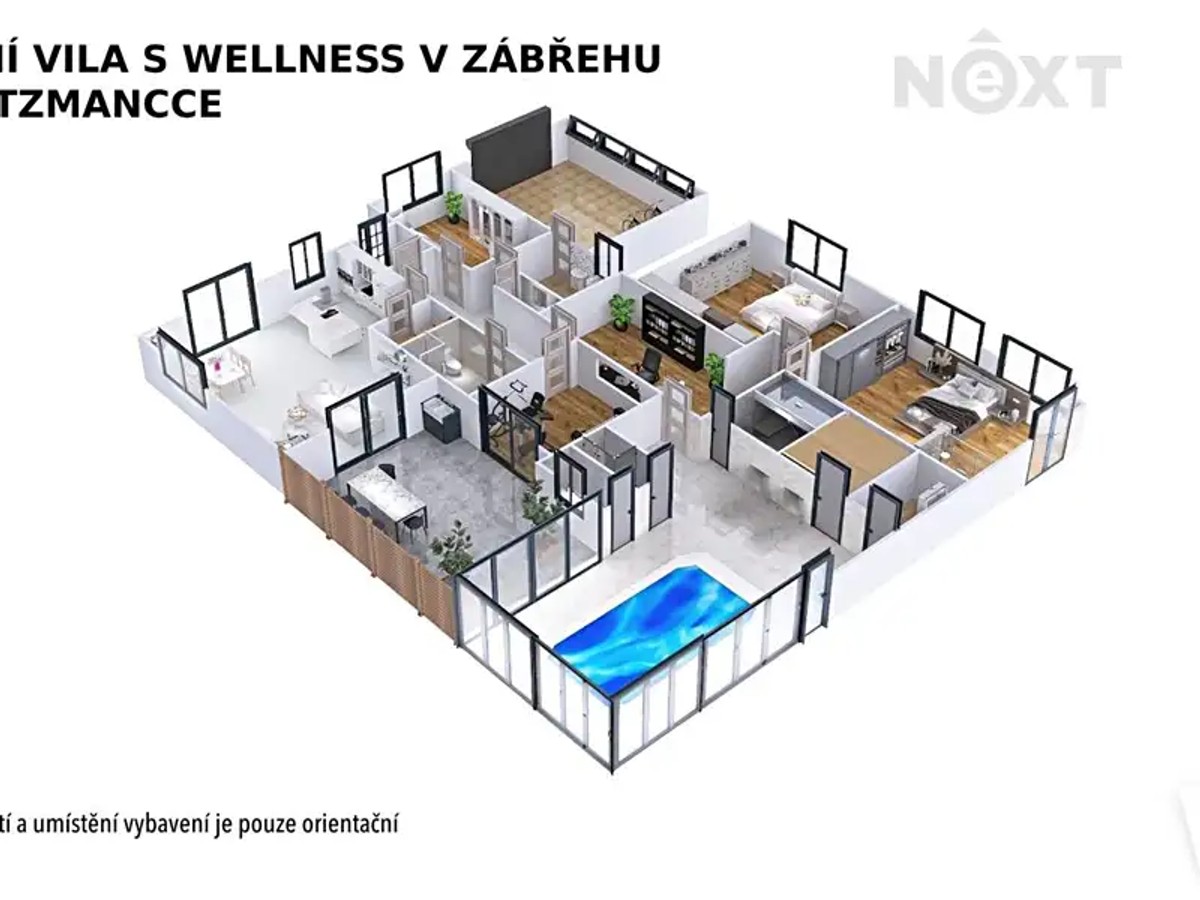 Prodej vily 300 m², pozemek 1066 m²