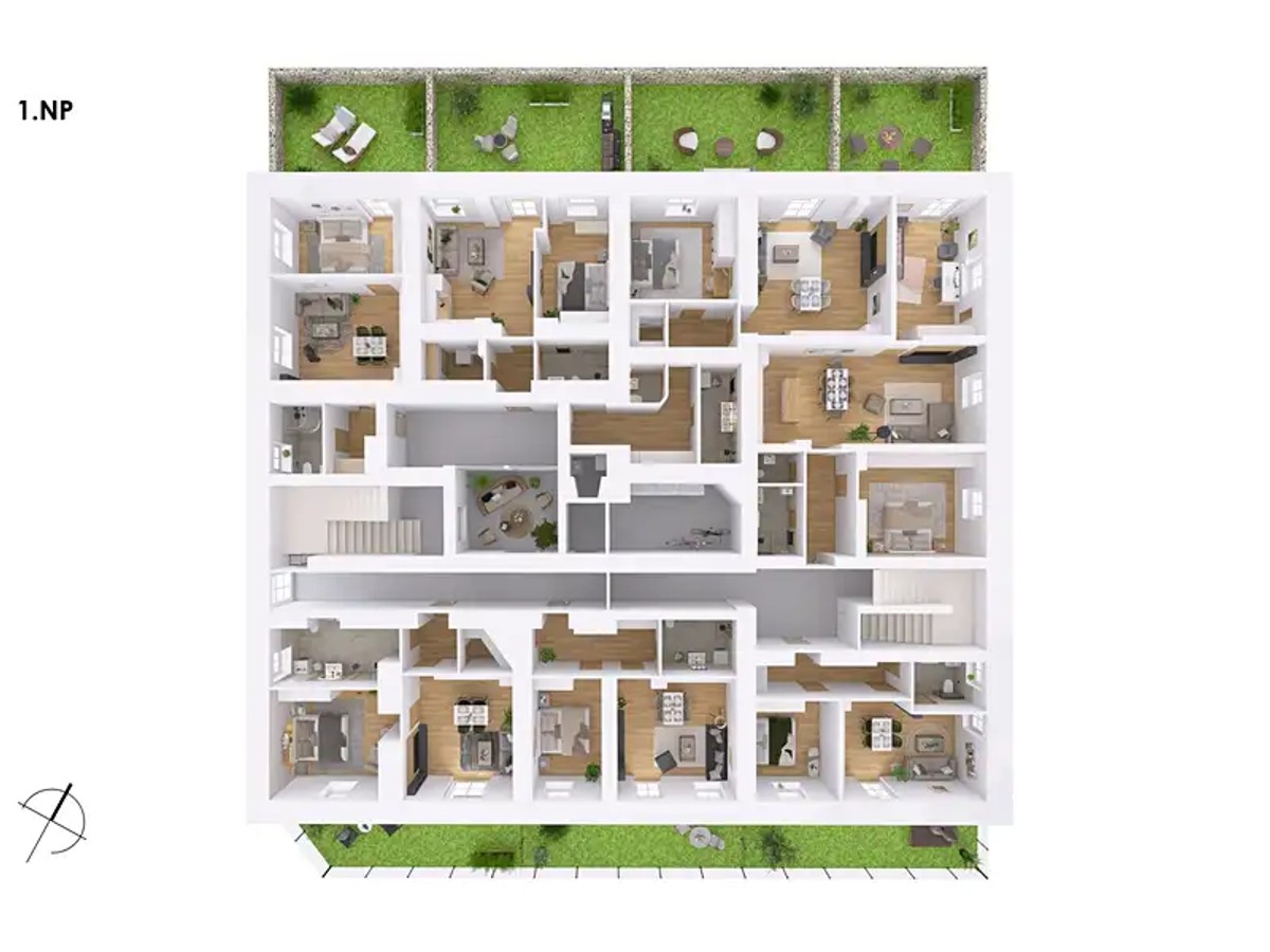 Prodej bytu 2+kk 54 m²