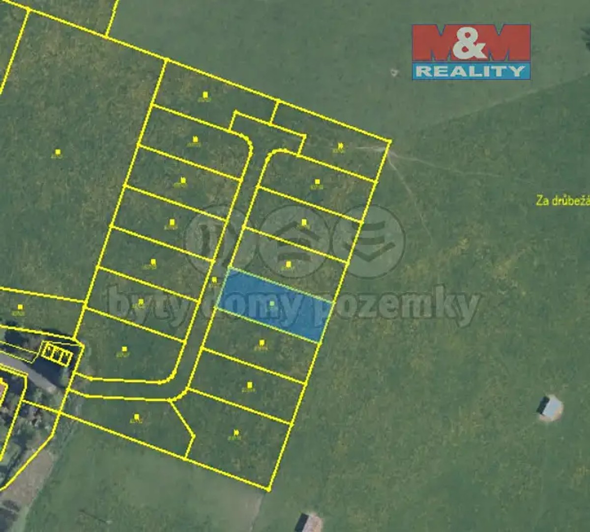 Prodej stavebního pozemku 957 m²