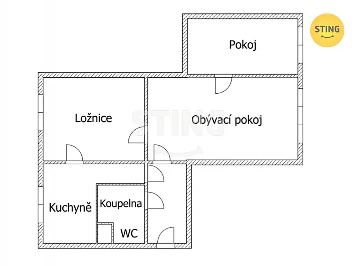 Prodej bytu 3+1 68 m²