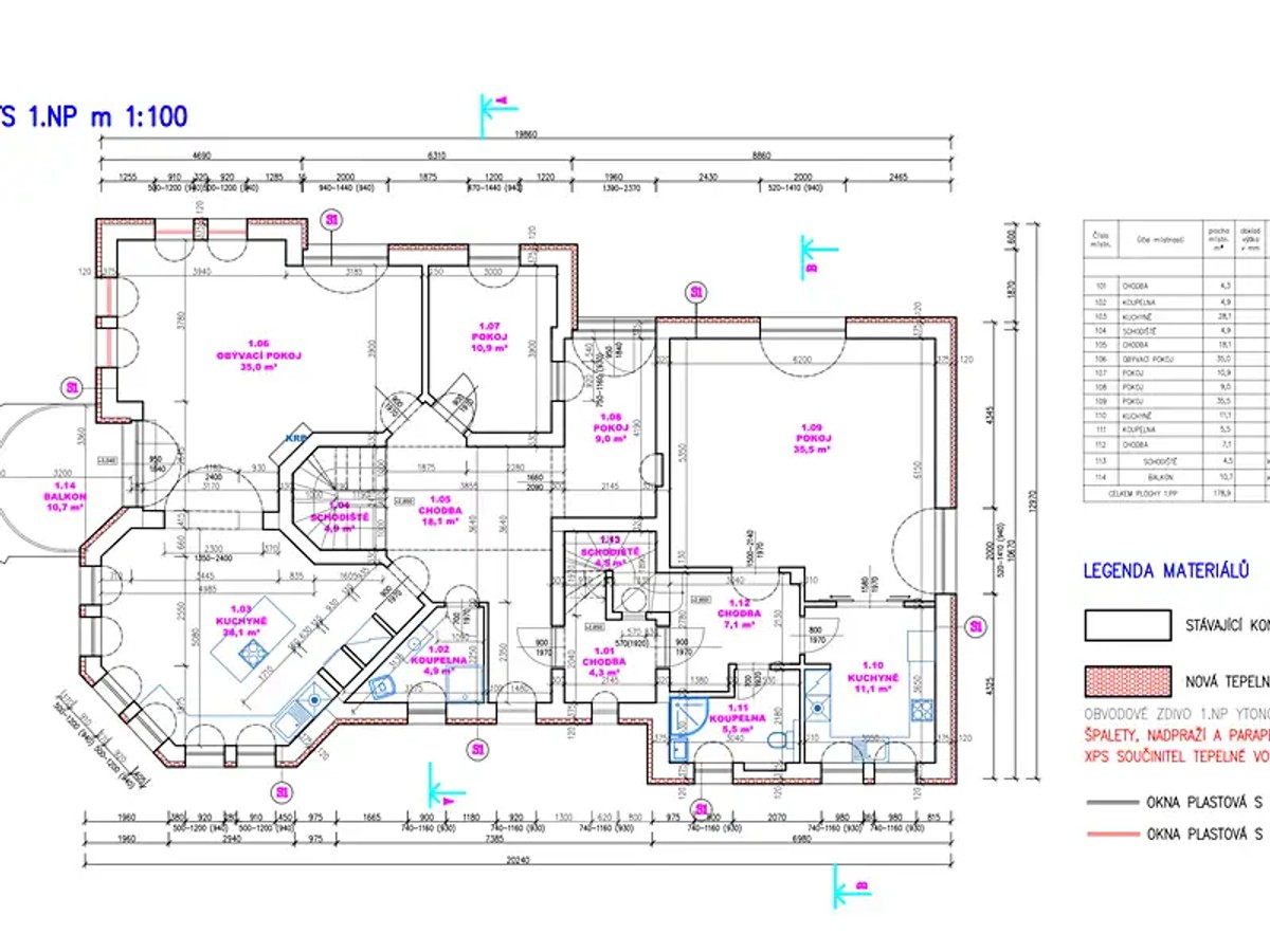 Prodej domu 440 m², pozemek 698 m²