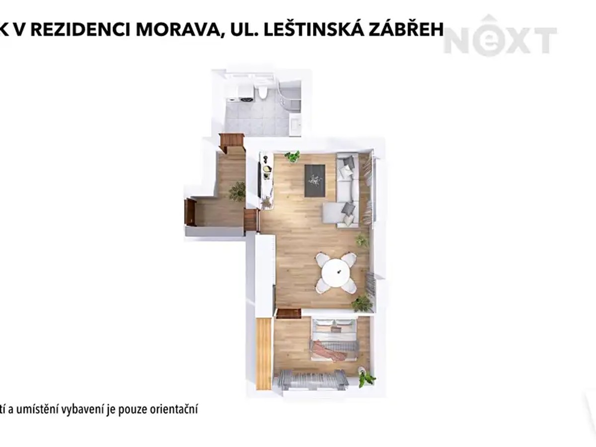 Prodaný byt 2+kk 61 m²
