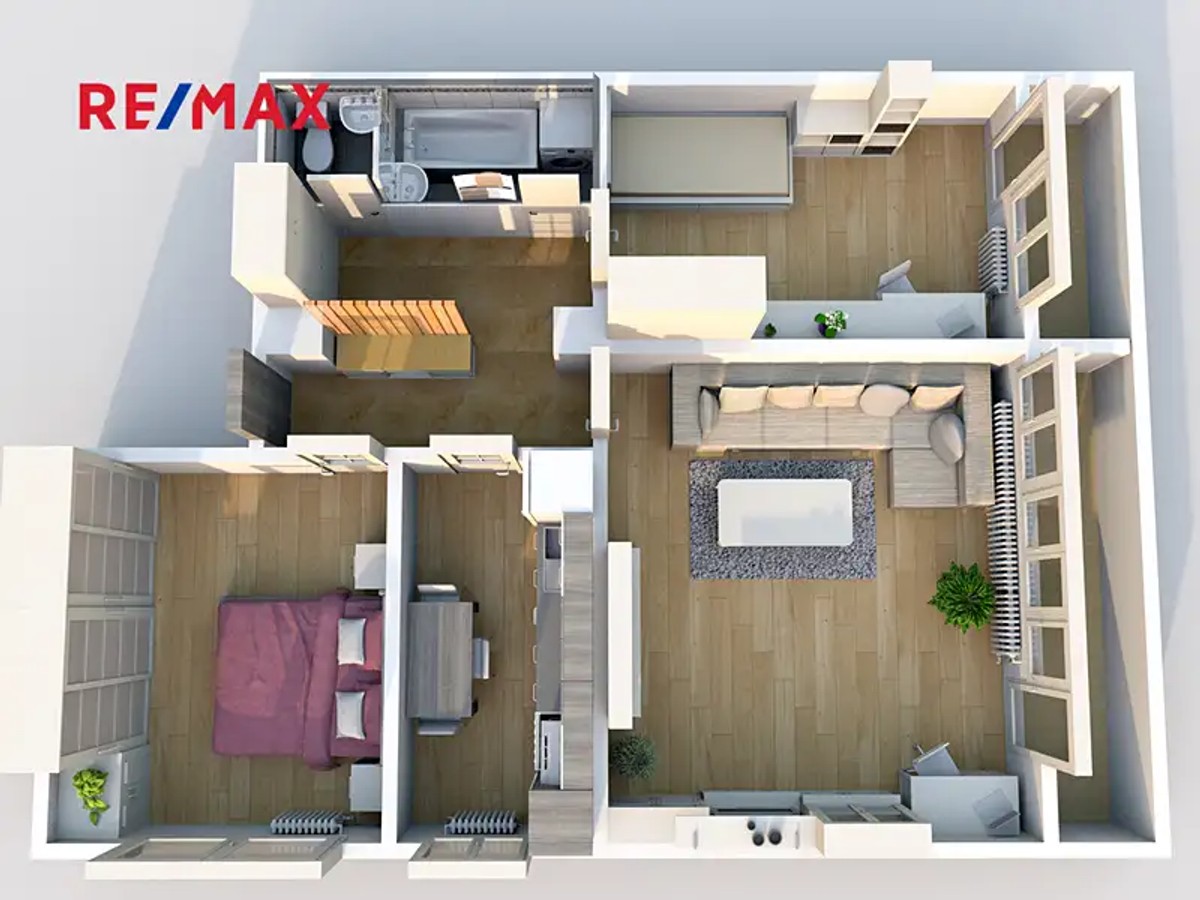 Prodej bytu 3+1 66 m²