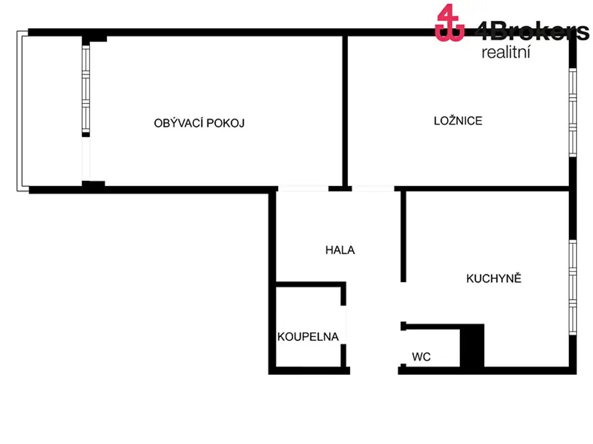 Prodej bytu 2+1 71 m²
