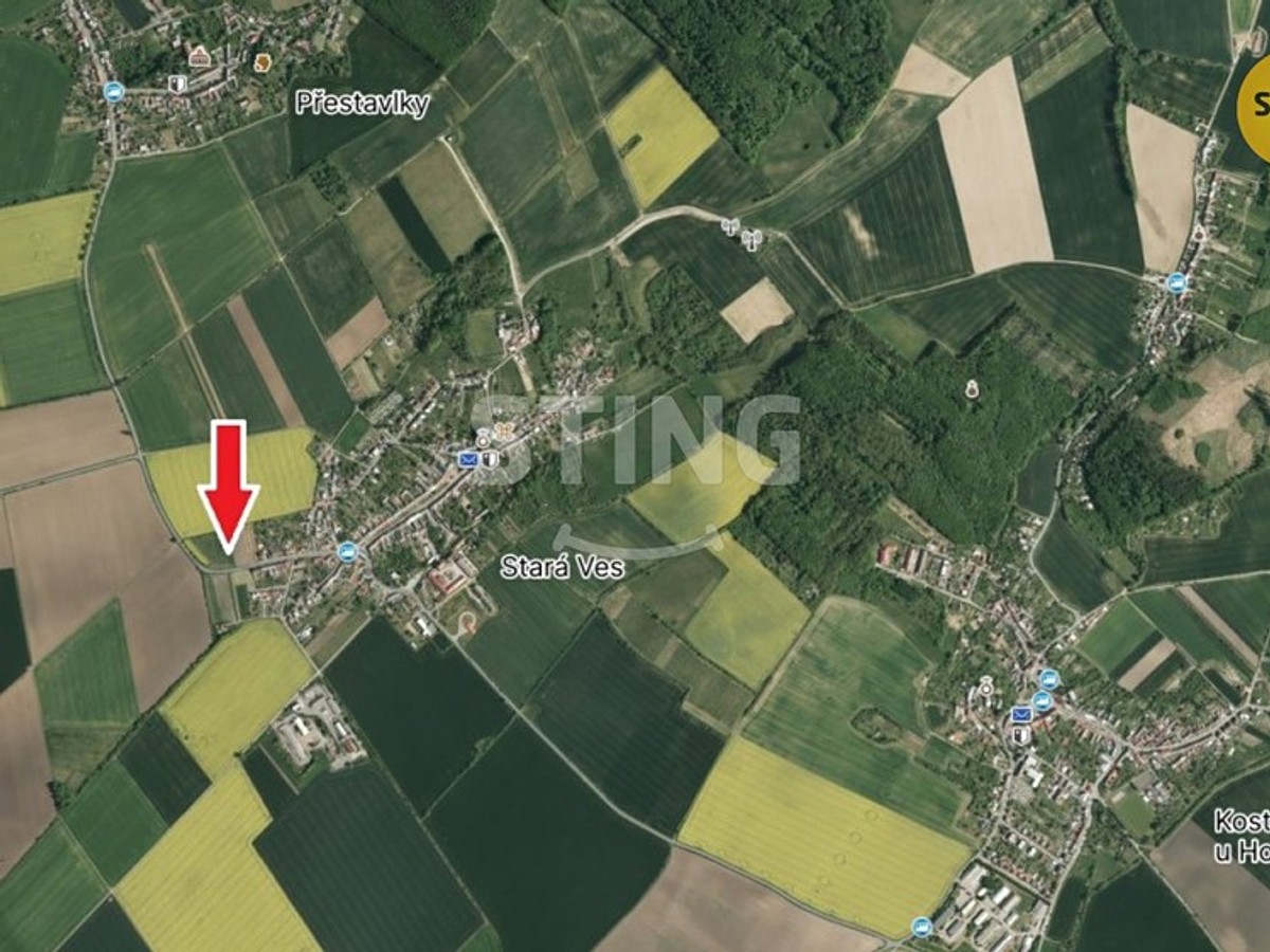 Prodej stavebního pozemku 1343 m²