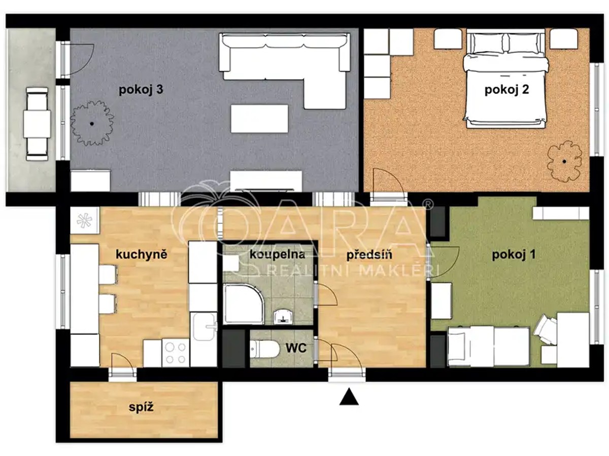 Prodej bytu 3+1 104 m²