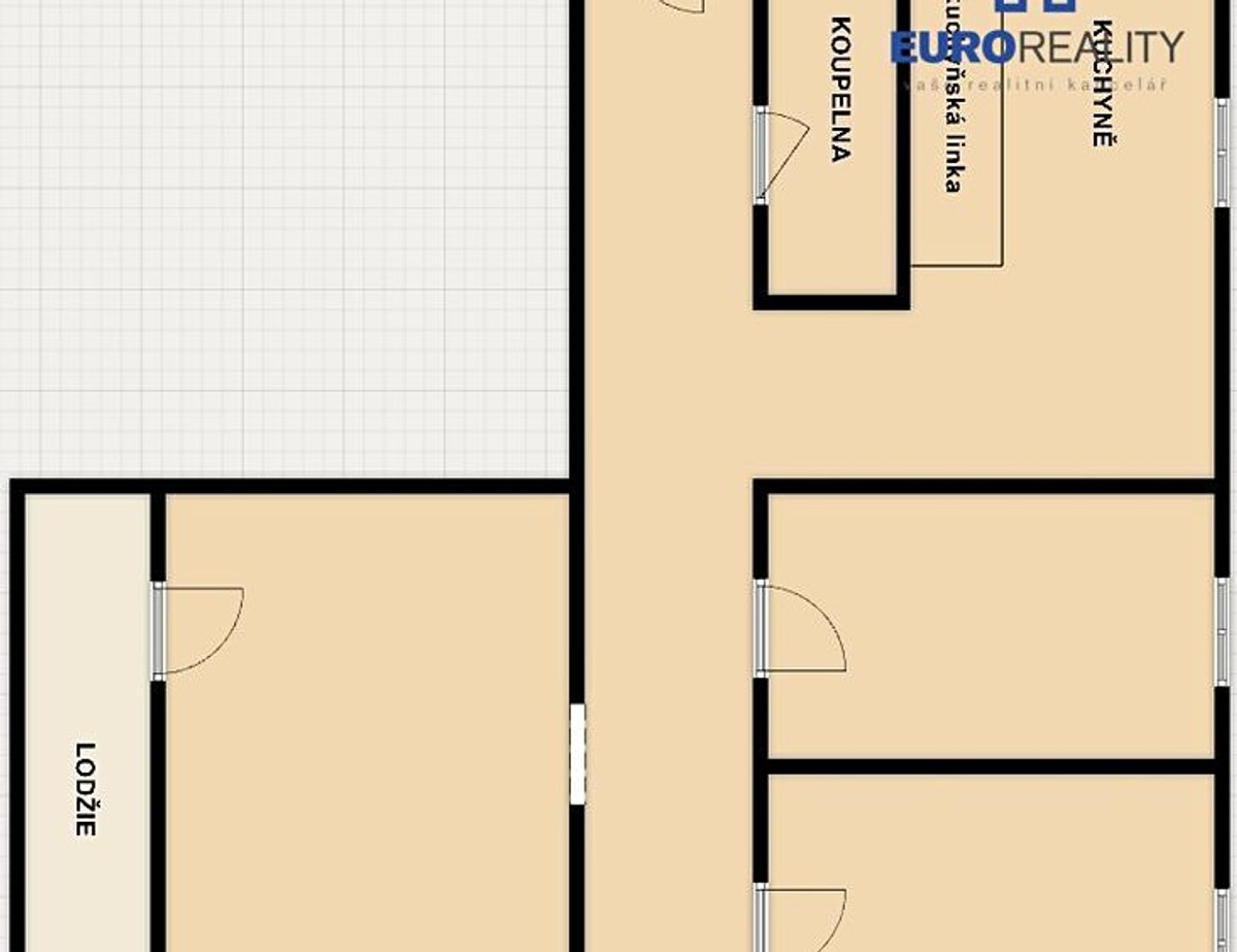 Prodej bytu 3+1 70 m²