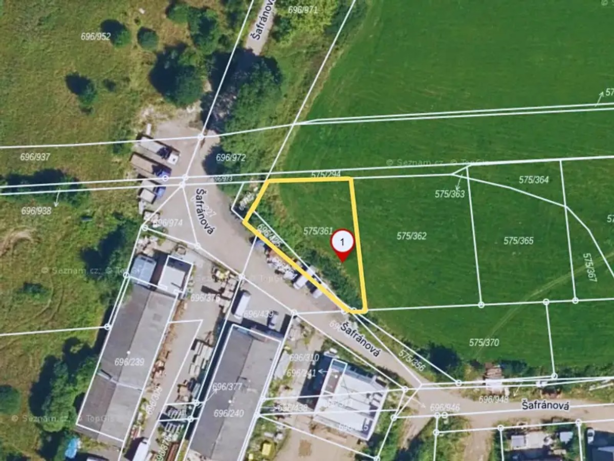Prodej stavebního pozemku 623 m²