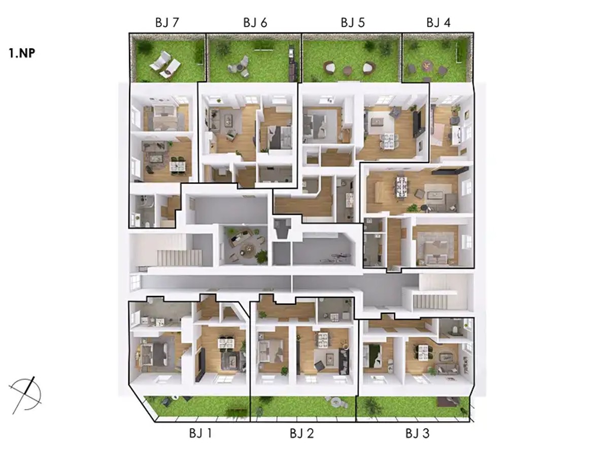 Prodej bytu 2+kk 54 m²