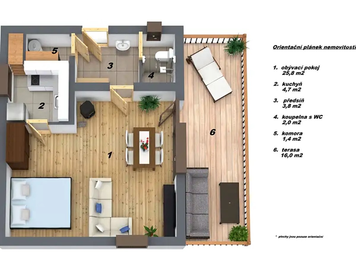 Prodej chaty 38 m², pozemek 865 m²