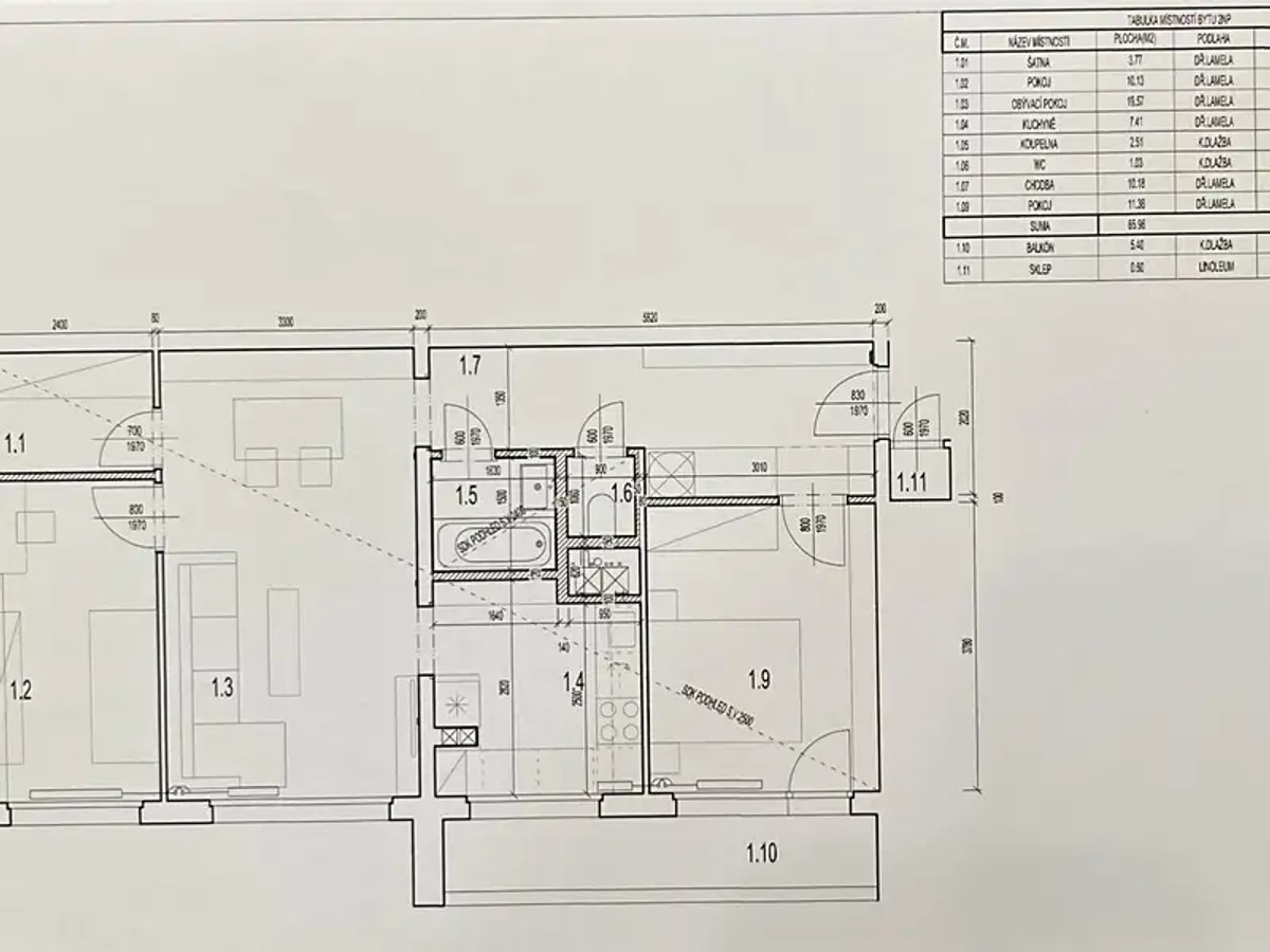 Prodej bytu 3+1 73 m²