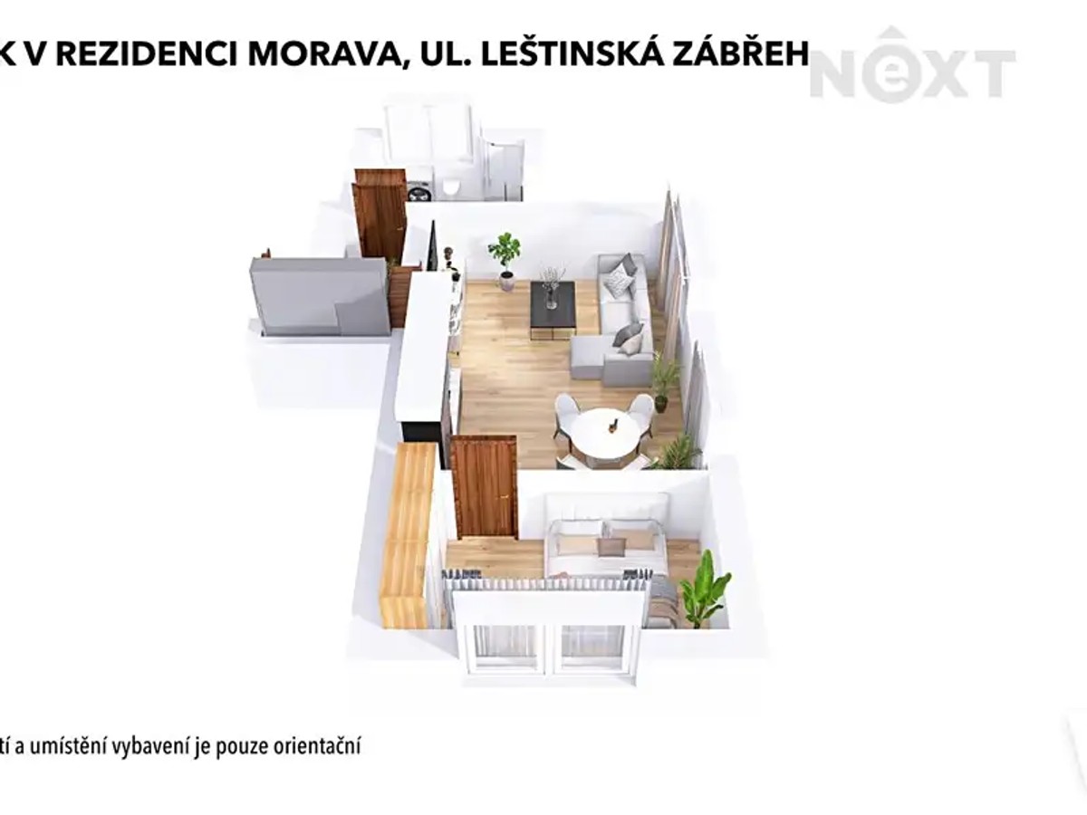 Prodaný byt 2+kk 61 m²
