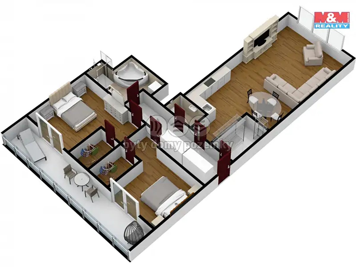 Prodej bytu 3+kk 103 m²