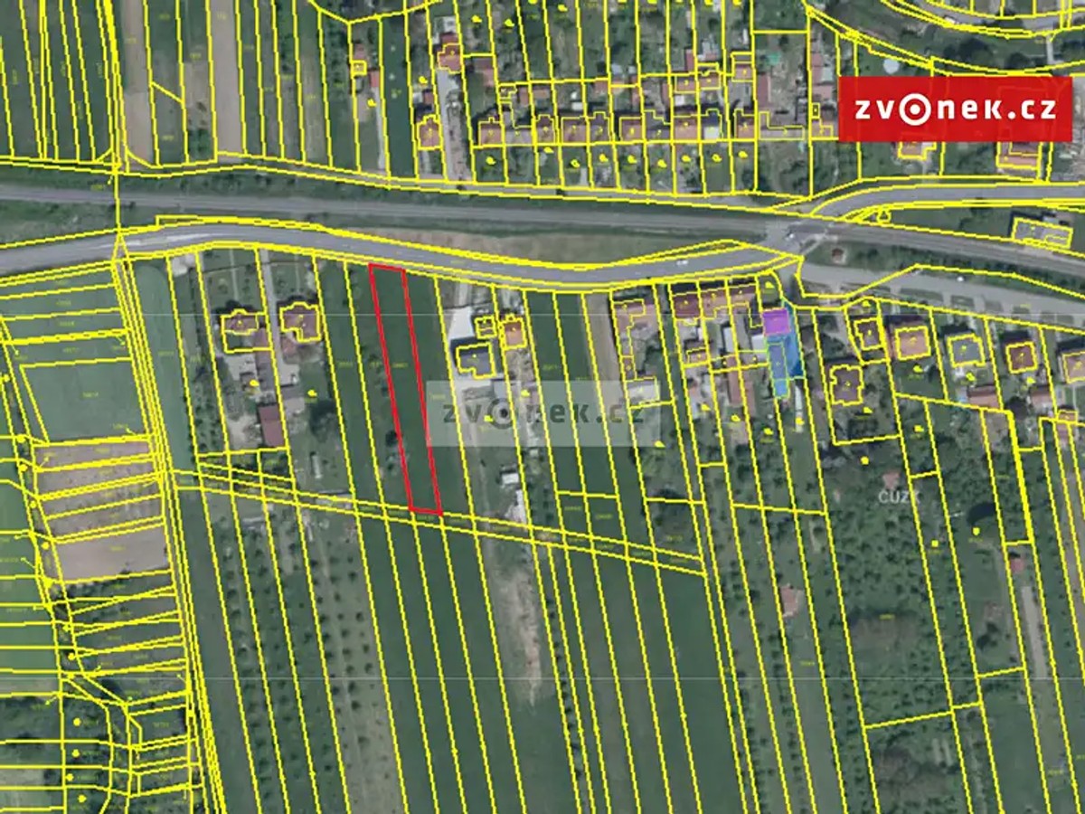Prodej stavebního pozemku 1050 m²