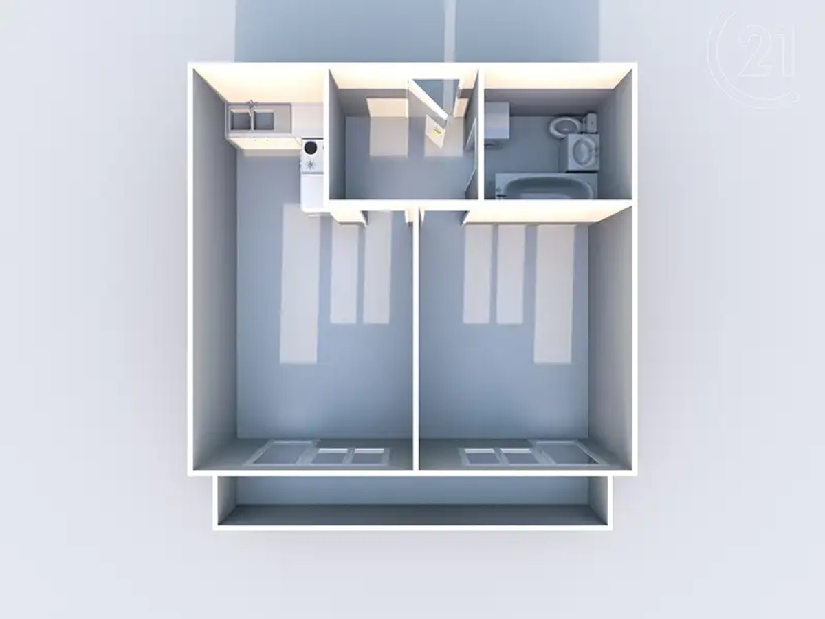 Prodej bytu 2+kk 59 m²
