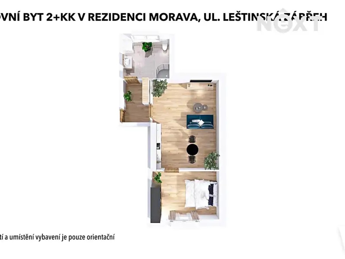 Prodej bytu 2+kk 58 m²