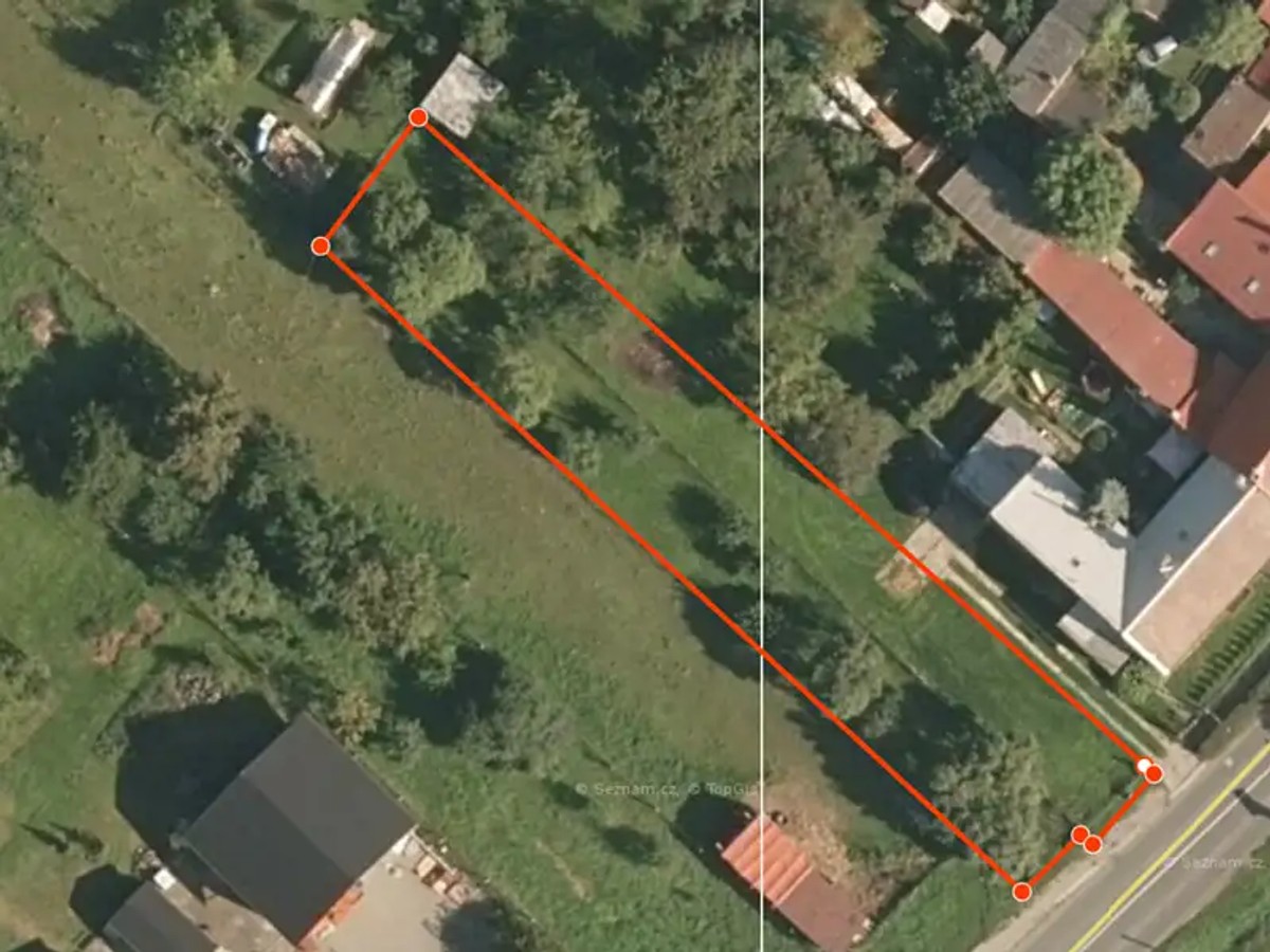 Prodej stavebního pozemku 832 m²