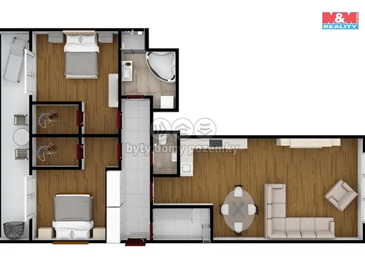 Prodej bytu 3+kk 103 m²
