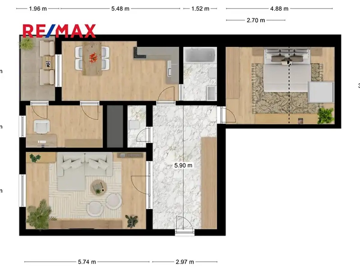 Prodej bytu 3+kk 81 m²