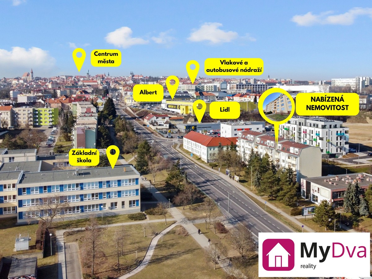 Prodej bytu 2+1 55 m²