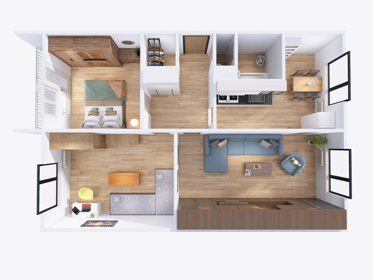 Prodej bytu 3+1 72 m²