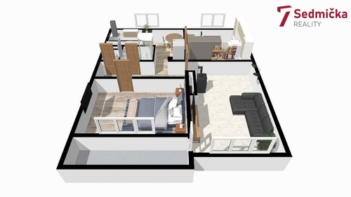 Prodaný byt 3+1 62 m²