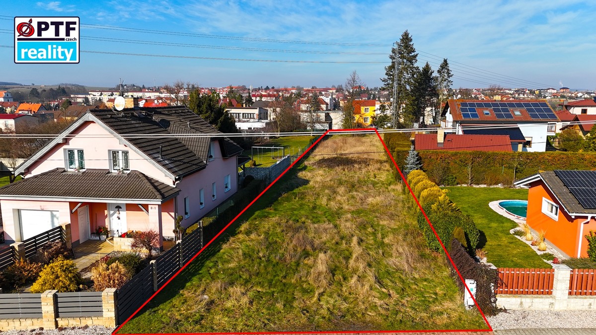 Prodej stavebního pozemku 1088 m²