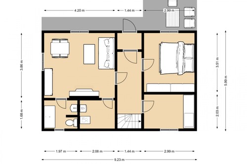 Prodaná chata 97 m², pozemek 404 m²