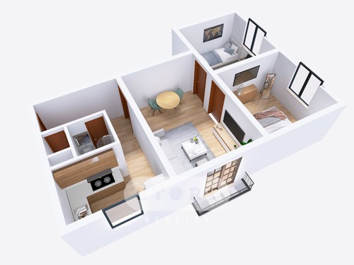 Prodaný byt 3+1 62 m²