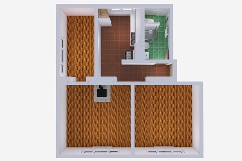 Prodaný byt 3+1 57 m²