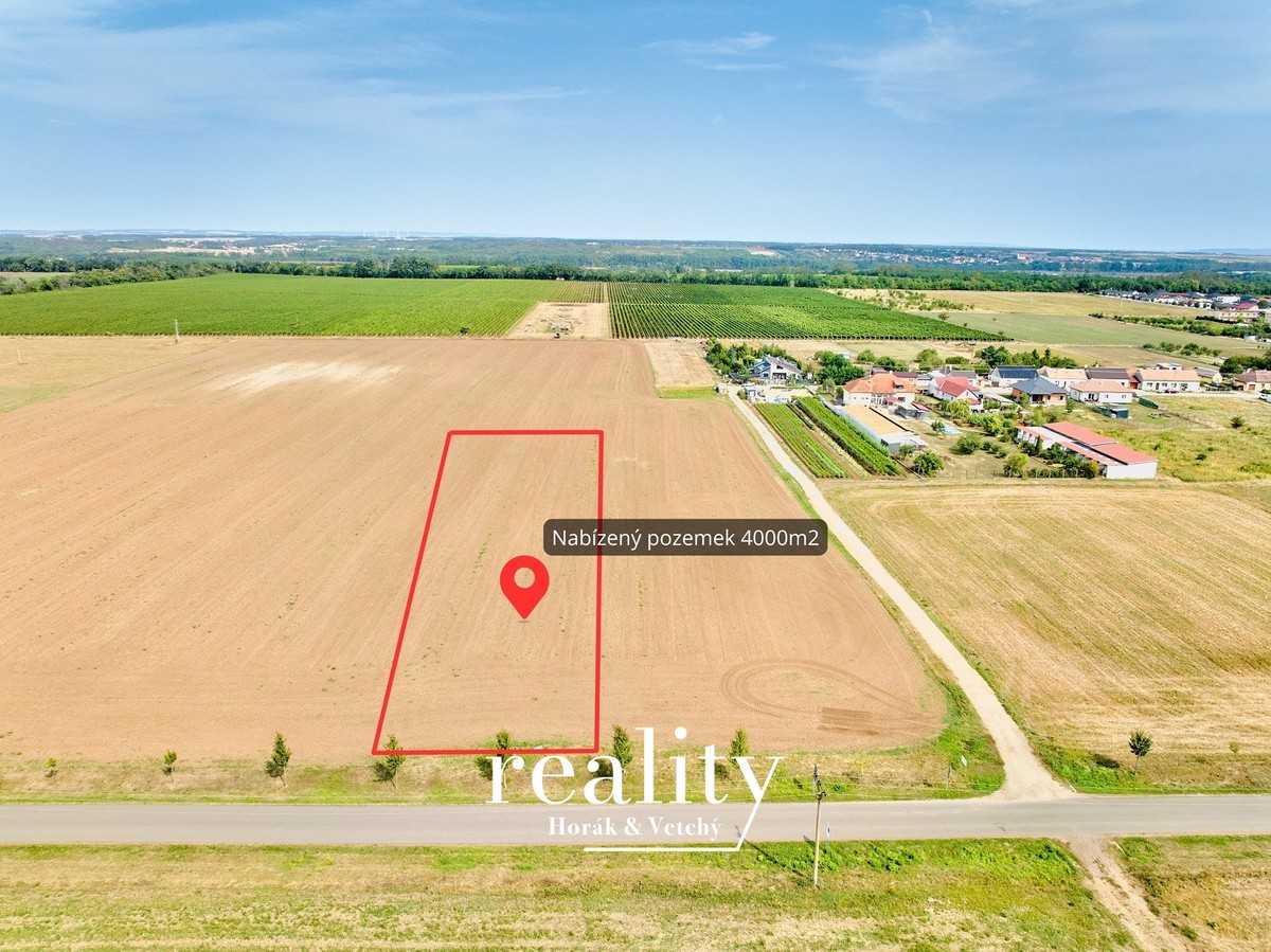 Prodej stavebního pozemku 4000 m²