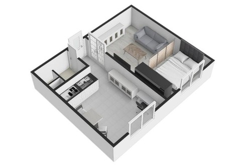 Prodaný byt 1+1 39 m²