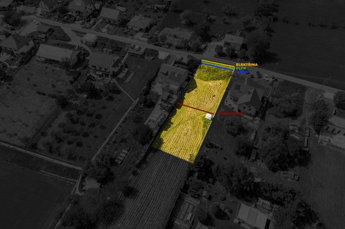 Prodej stavebního pozemku 1199 m²