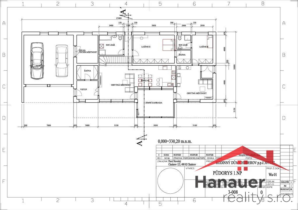 Prodej stavebního pozemku 1950 m²