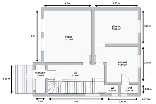 Prodaný dům 150 m², pozemek 615 m²