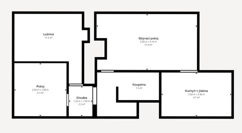 Prodaný byt 3+1 66 m²