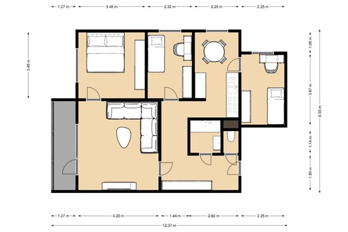 Prodaný byt 4+1 74 m²