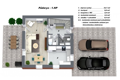 Prodaný dům 95 m², pozemek 278 m²