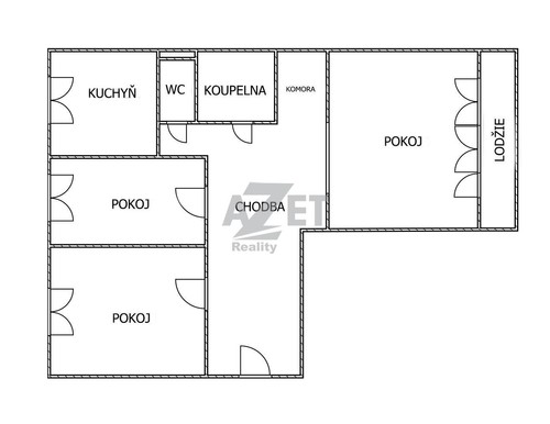 Prodaný byt 3+1 71 m²