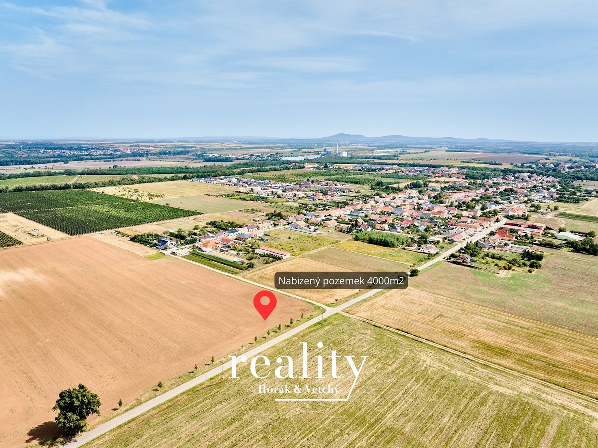 Prodej stavebního pozemku 4000 m²