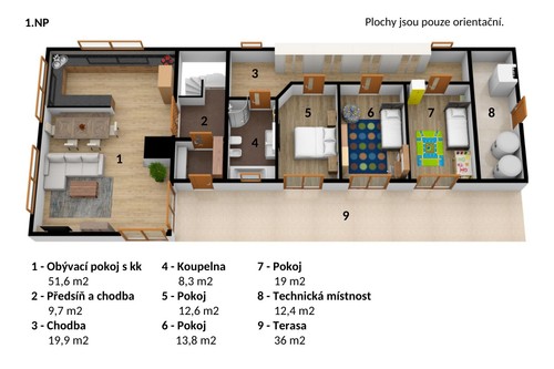 Prodaný dům 373 m², pozemek 13121 m²