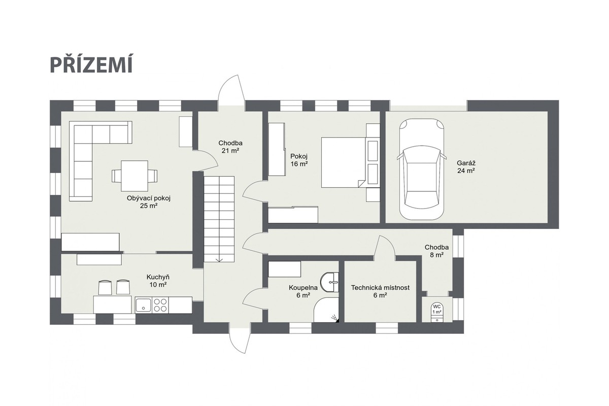 Prodej domu 206 m², pozemek 1317 m²