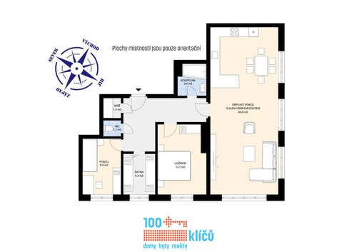 Prodej bytu 3+kk 94 m²