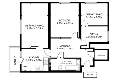 Prodaný byt 4+1 86 m²