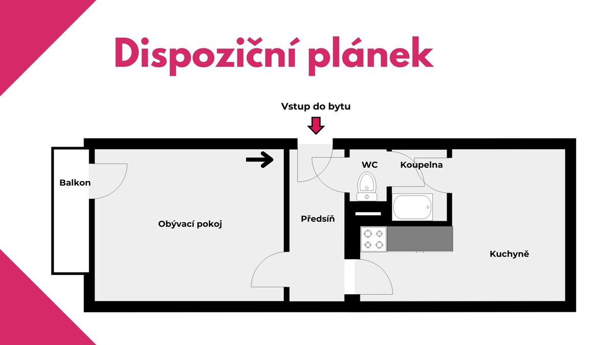 Prodej bytu 1+1 36 m²
