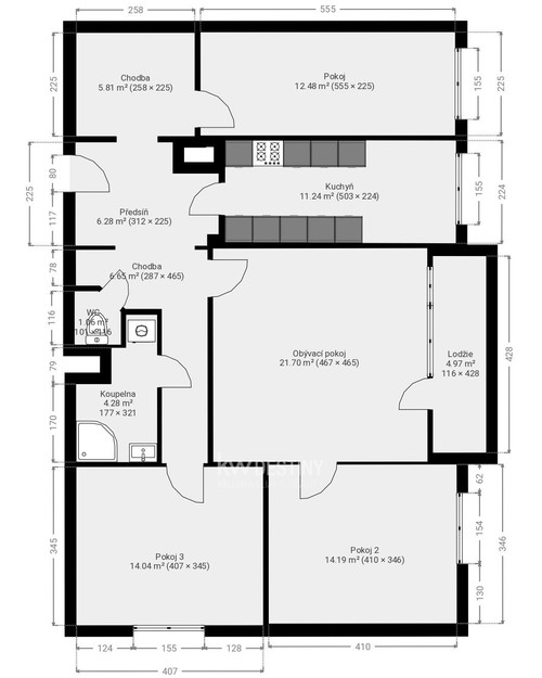 Prodaný byt 4+1 97 m²