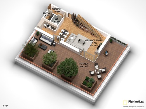 Prodaný atypický byt 108 m²